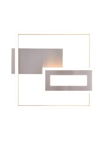 Plafón de techo LED SPIRO 22W cuadrados decorativos 30x33cm 1x 2500lm, 3000K 