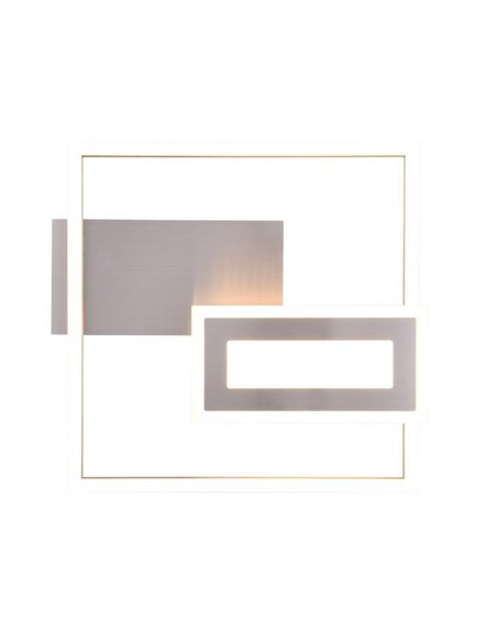 Plafón de techo LED SPIRO 22W cuadrados decorativos 30x33cm 1x 2500lm, 3000K 