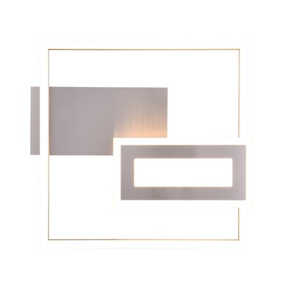 Plafón de techo LED SPIRO 22W cuadrados decorativos 30x33cm 1x 2500lm, 3000K 