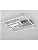 Plafonnier LED SPIRO 22W, carrés décoratifs, 30x33cm, 1x 2500lm, 3000K
