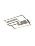 Plafón de techo LED SPIRO 22W cuadrados decorativos 30x33cm 1x 2500lm, 3000K 