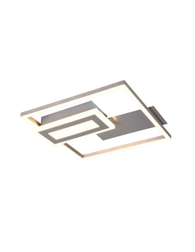 Plafonnier LED SPIRO 22W, carrés décoratifs, 30x33cm, 1x 2500lm, 3000K