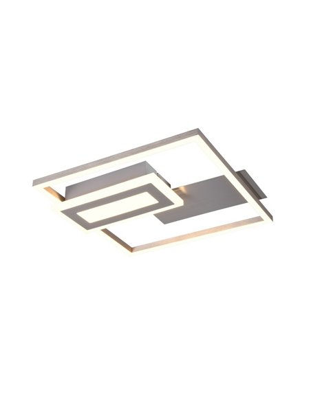 Plafón de techo LED SPIRO 22W cuadrados decorativos 30x33cm 1x 2500lm, 3000K 