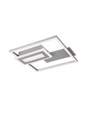 Plafonnier LED SPIRO 22W, carrés décoratifs, 30x33cm, 1x 2500lm, 3000K
