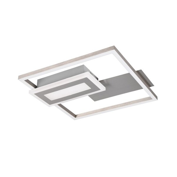 Plafonnier LED SPIRO 22W, carrés décoratifs, 30x33cm, 1x 2500lm, 3000K