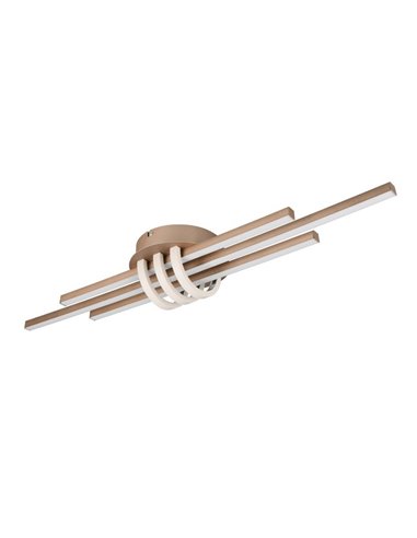 Luminária de teto LED decorativa CINTO 20W 2380lm, 3000K para teto e parede IP20