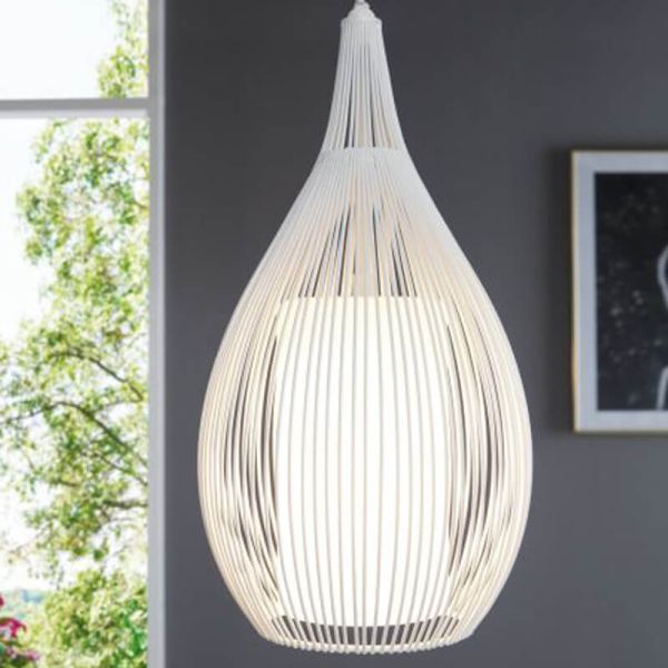 Lámpara de techo moderna Razoni 1xE27 92251 Blanca Eglo