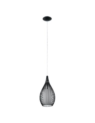 Plafonnier moderne Razoni 1xE27 Noir 92252