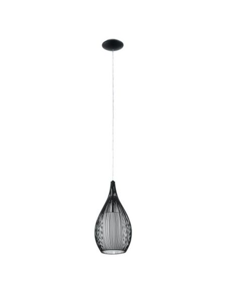 Luminária de teto moderna Razoni 1xE27 Preto 92252