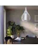 Lámpara de Techo Colgante RAZONI 1 Blanca Ø32,5cm – Casquillo E27 | Estilo Escandinavo 900829