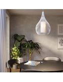 Lámpara de Techo Colgante RAZONI 1 Blanca Ø32,5cm – Casquillo E27 | Estilo Escandinavo 900829