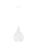 Lámpara de Techo Colgante RAZONI 1 Blanca Ø32,5cm – Casquillo E27 | Estilo Escandinavo 900829