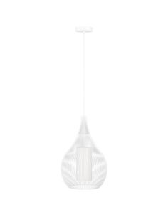 Lámpara de Techo Colgante RAZONI 1 Blanca Ø32,5cm – Casquillo E27 | Estilo Escandinavo 900829