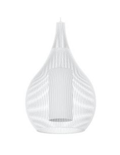 Lámpara de Techo Colgante RAZONI 1 Blanca Ø32,5cm – Casquillo E27 | Estilo Escandinavo 900829 2