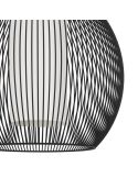Detalle Lámpara Colgante Negra RAZONI 1 Ø32,5cm – Diseño Industrial con Casquillo E27