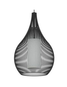 Lámpara Colgante Negra RAZONI 1 Ø32,5cm – Diseño Industrial con Casquillo E27 900828 2
