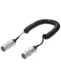 Cable espiral con conectores metalicos Tipo N 24V