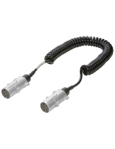 Cable espiral con conectores metalicos Tipo N 24V