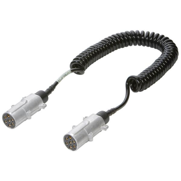 Cable espiral con conectores metalicos Tipo N 24V