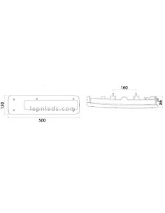 Tulipa de Recambio VIGNAL LED 24V Izquierda/Derecha para Renault Trucks y Volvo FH – 500x130mm Vignal 2