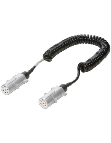 Cable espiral con conectores metalicos Tipo S 24V