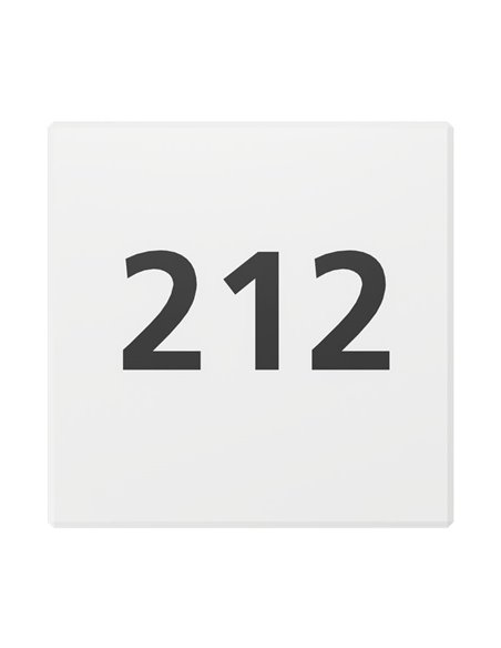 Applique d'extérieur LED carrée CORNALE, pour chiffres et lettres avec capteur, 8,3 W 950 lm 3000 K