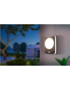 Aplique de pared LED con sensor MADRIZ para exterior, 3,6W 740Lm 3000K, IP44 2