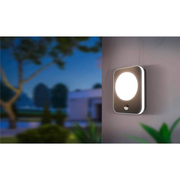 Applique d'extérieur LED MADRIZ avec capteur, 3,6 W, 740 lm, 3 000 K, IP44