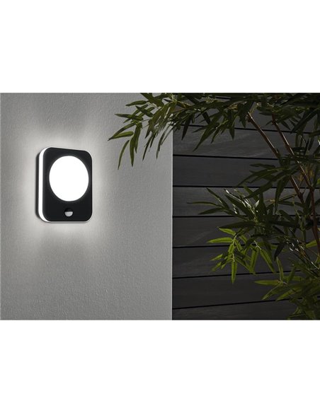 Applique d'extérieur LED MADRIZ avec capteur, 3,6 W, 740 lm, 3 000 K, IP44