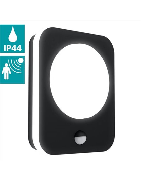 Applique d'extérieur LED MADRIZ avec capteur, 3,6 W, 740 lm, 3 000 K, IP44