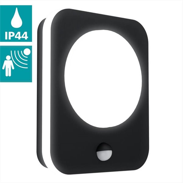 Applique d'extérieur LED MADRIZ avec capteur, 3,6 W, 740 lm, 3 000 K, IP44