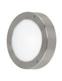 Applique/plafonnier LED rond VENTO 2, Ø 185 mm, acier, pour extérieur, 5,4 W, 450 lm, 3 000 K, IP44