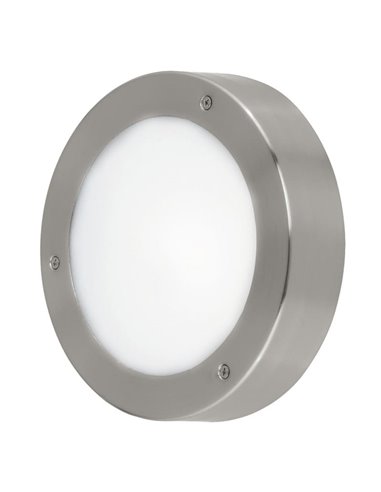 Aplique/Plafón LED redondo Ø185mm de acero VENTO 2 para exterior, 5,4W 450Lm 3000K, IP44
