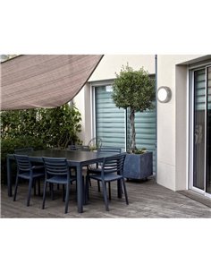 Applique/plafonnier LED rond VENTO 2, Ø 185 mm, acier, pour extérieur, 5,4 W, 450 lm, 3 000 K, IP44 2