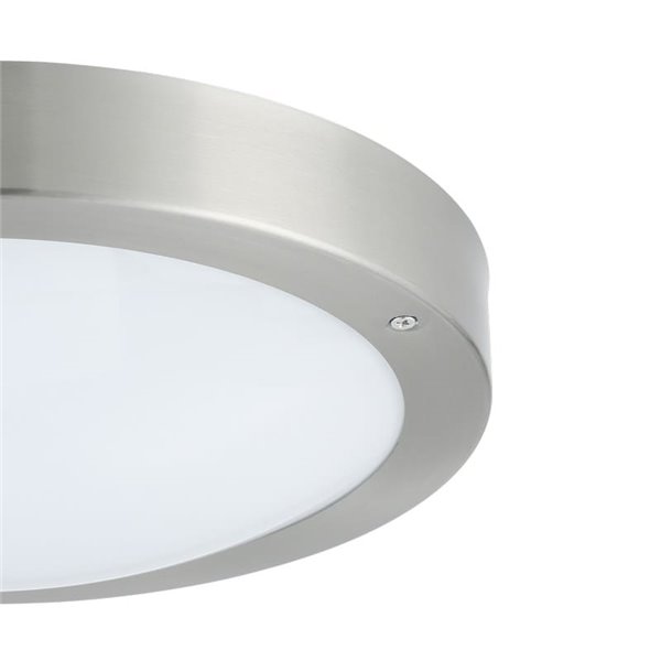 Aplique/Plafón LED redondo Ø285mm grande VENTO 1 de acero, 11W 1300Lm 3000K, IP44