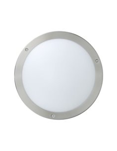 Aplique/Plafón LED redondo Ø285mm grande VENTO 1 de acero, 11W 1300Lm 3000K, IP44