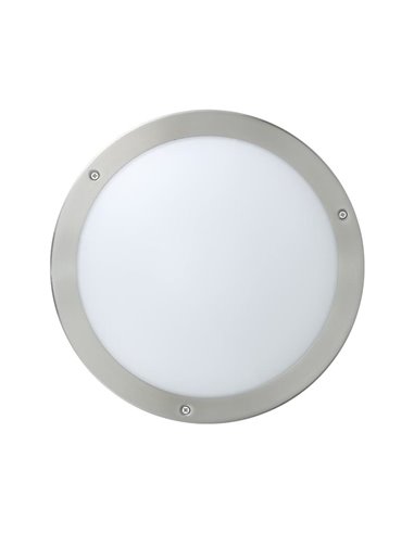 Aplique/Plafón LED redondo Ø285mm grande VENTO 1 de acero, 11W 1300Lm 3000K, IP44