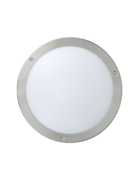 Aplique/Plafón LED redondo Ø285mm grande VENTO 1 de acero, 11W 1300Lm 3000K, IP44