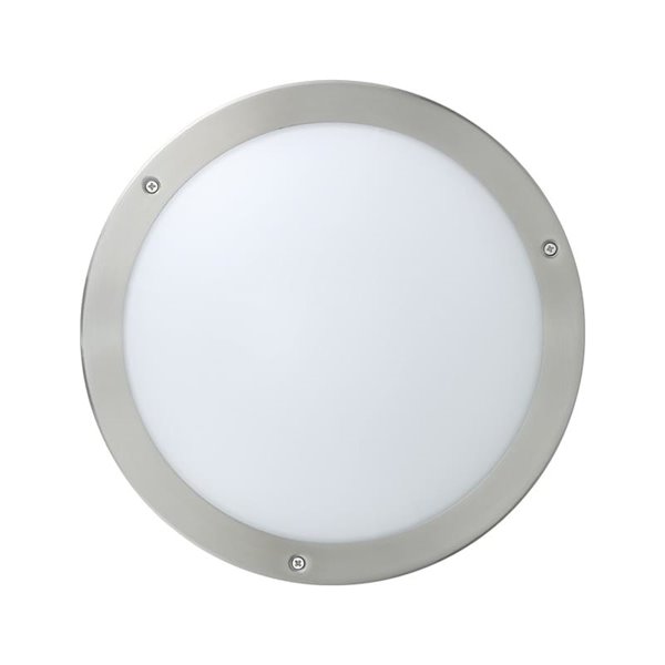 Aplique/Plafón LED redondo Ø285mm grande VENTO 1 de acero, 11W 1300Lm 3000K, IP44