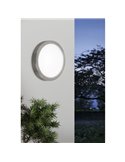 Aplique/Plafón LED redondo Ø285mm grande VENTO 1 de acero, 11W 1300Lm 3000K, IP44