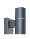 Aplique LED exterior RIGA 5, doble luz y sensor de movimiento, 2x2,8W 500Lm 3000K, IP44