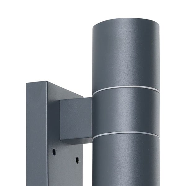 Aplique LED exterior RIGA 5, doble luz y sensor de movimiento, 2x2,8W 500Lm 3000K, IP44