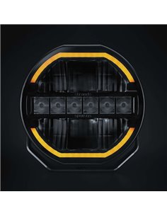 Faro LED largo alcance 121W SIBERIA SKYLORD 9", blanco/ámbar, 25 puntos luz, 7025Lm, 768m ECE, R149 y R10 2