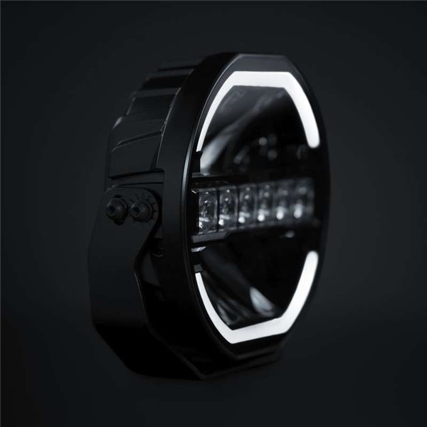 Farol de LED SIBERIA SKYLORD de 121 W, 9", branco/âmbar, 25 pontos de feixe, 7025 lm, 768 m ECE, R149 e R10