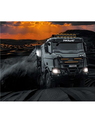 Phare LED SIBERIA SKYLORD 121 W 9 pouces, blanc/ambre, 25 faisceaux, 7 025 lm, 768 m, ECE, R149 et R10