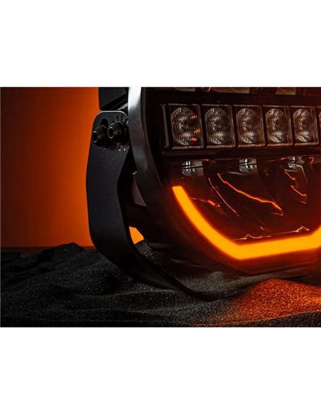 Faro LED largo alcance 121W SIBERIA SKYLORD 9", blanco/ámbar, 25 puntos luz, 7025Lm, 768m ECE, R149 y R10