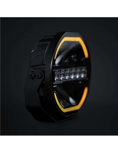 Farol de LED SIBERIA SKYLORD de 121 W, 9", branco/âmbar, 25 pontos de feixe, 7025 lm, 768 m ECE, R149 e R10