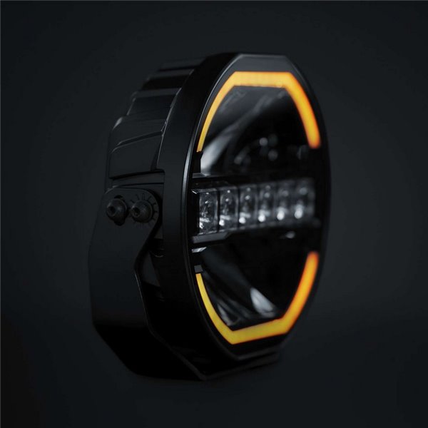 Phare LED SIBERIA SKYLORD 121 W 9 pouces, blanc/ambre, 25 faisceaux, 7 025 lm, 768 m, ECE, R149 et R10