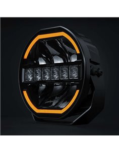 Faro LED largo alcance 121W SIBERIA SKYLORD 9", blanco/ámbar, 25 puntos luz, 7025Lm, 768m ECE, R149 y R10