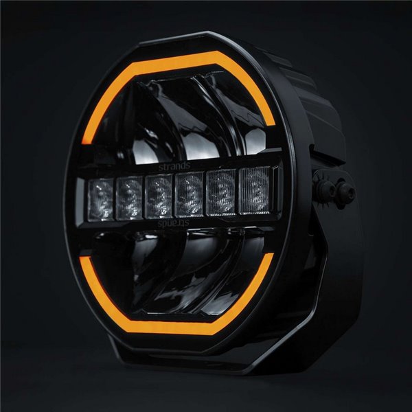 Phare LED SIBERIA SKYLORD 121 W 9 pouces, blanc/ambre, 25 faisceaux, 7 025 lm, 768 m, ECE, R149 et R10